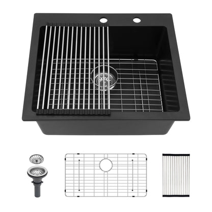 Quartz and Granite Composite Kitchen Sink