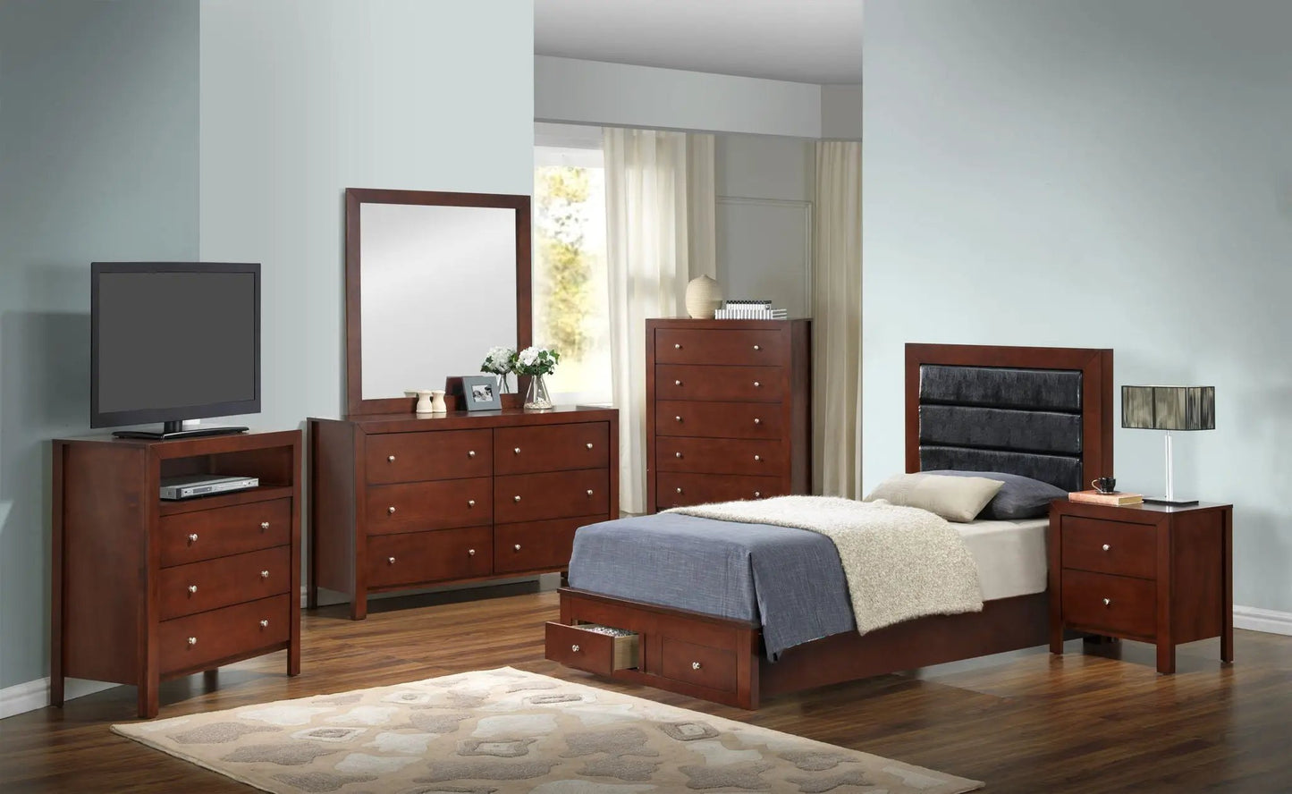Elegant Storage Bed for Cozy Bedroom Spaces