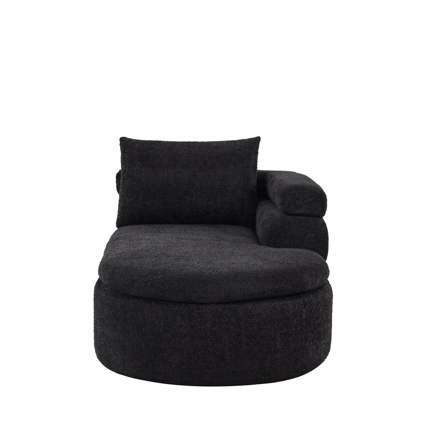 106 L-shape sectional sofa in black textured fabric by HouseOfZazla on Tampa Home & Garden Store