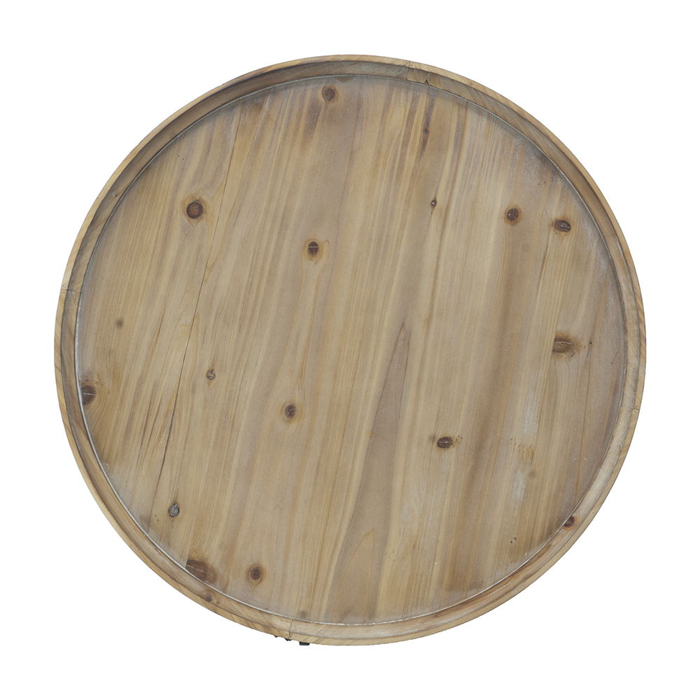 Round Two Tier Side Table and End Table Set