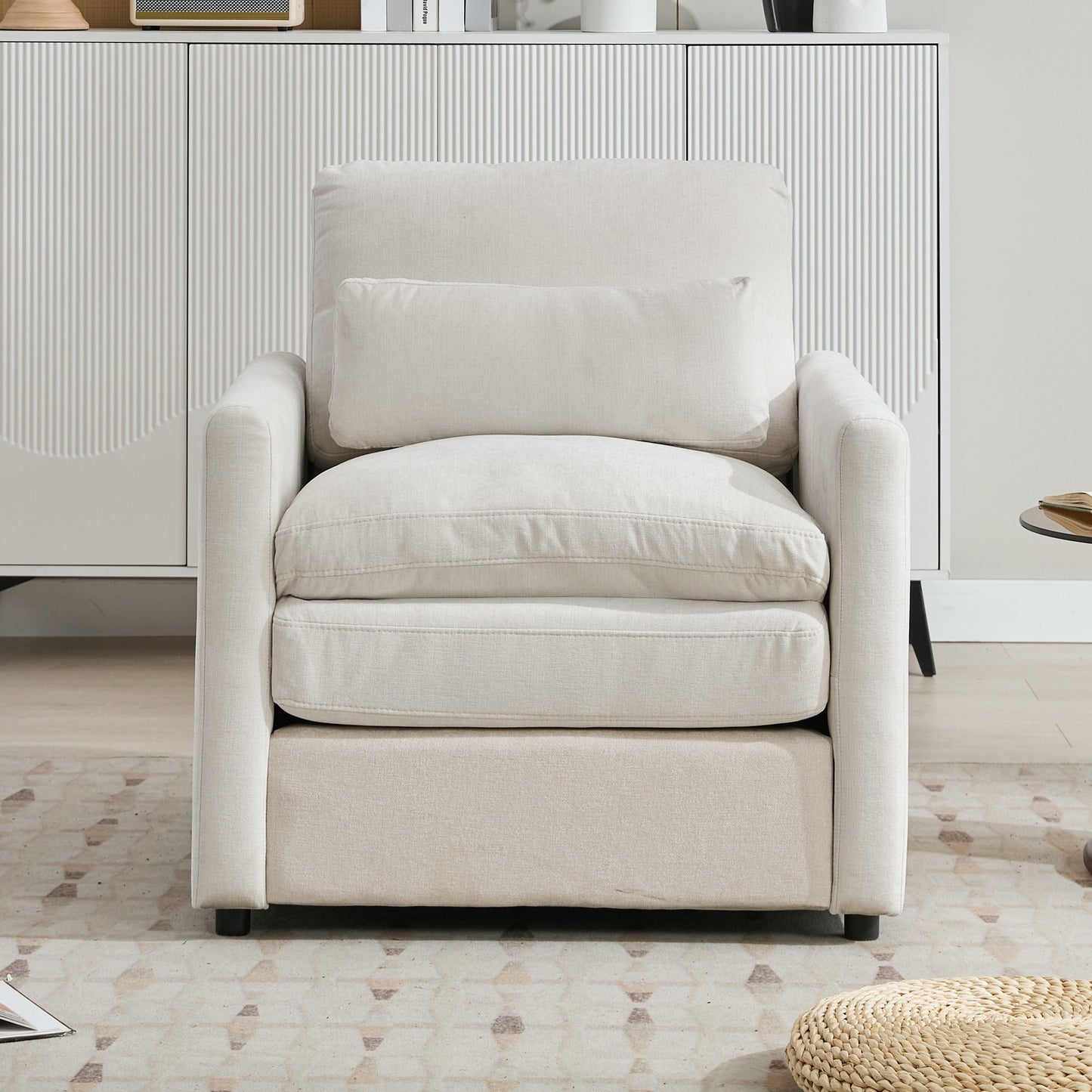 Cozy Upholstered Sofa Chair And Living Room Set