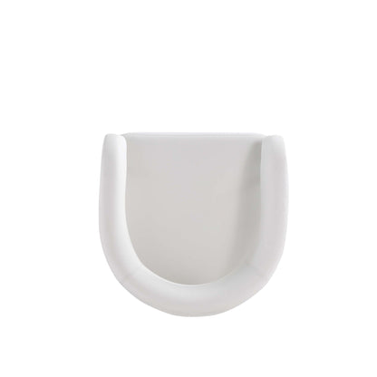 Geometric Base Dining Chair with Vegan Upholstery in white, arm chair by HouseOfZazla on Tampa Home & Garden Store