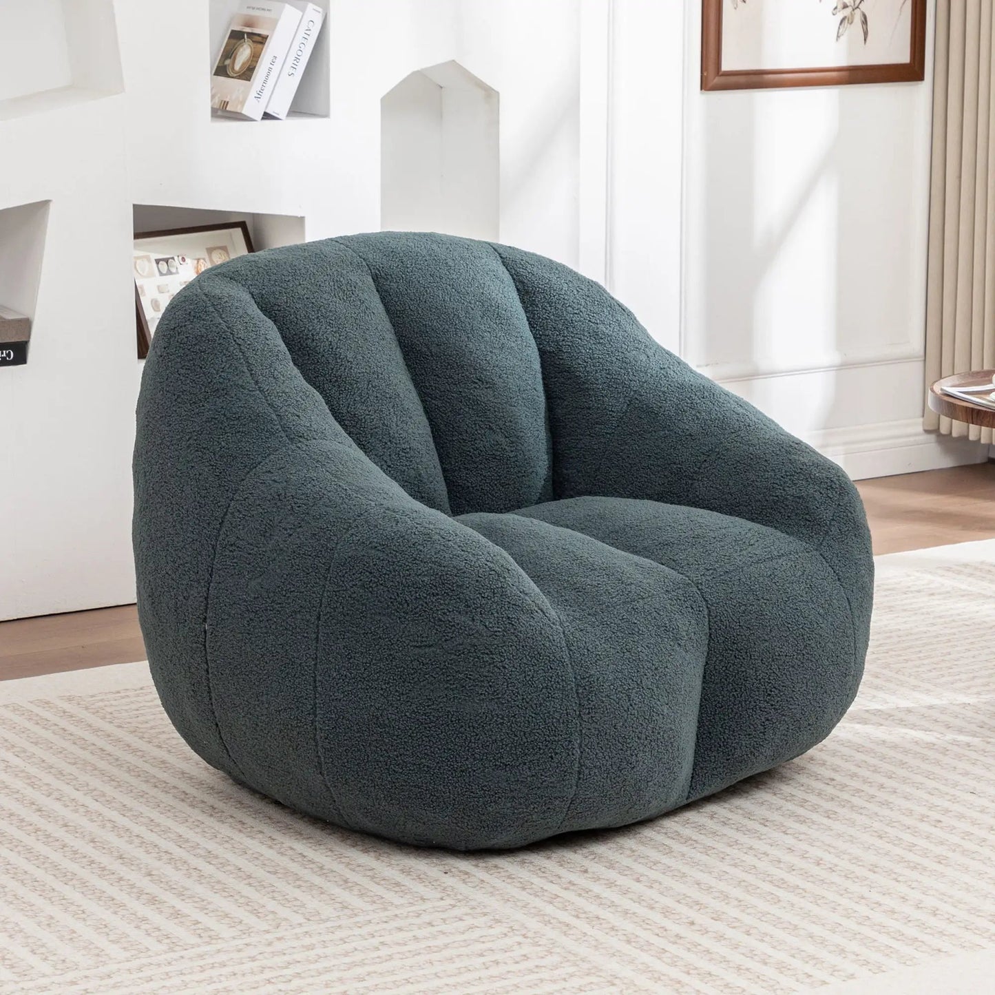 Comfy Bean Bag Chair with Memory Foam Filler