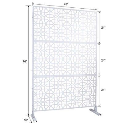 Metal Indoor and Outdoor Privacy Screen Divider