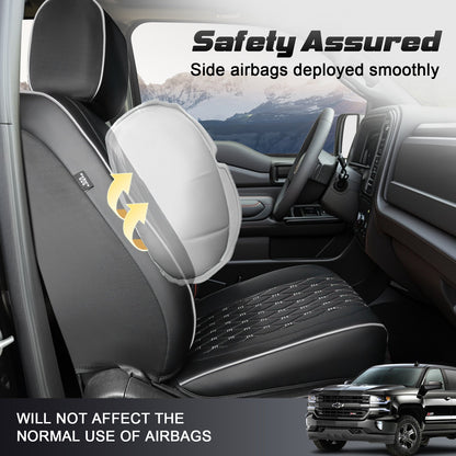Umbrauto seat cover for pickup trucks, gray Nappa leather, waterproof, airbag compatible on Tampa Home & Garden Store