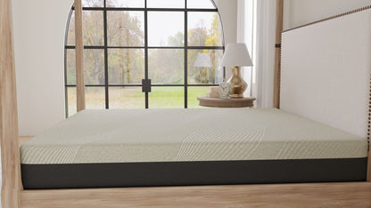 12 inch Comfort Series Soft Gel Memory Foam Tight Top Mattress on bed on Tampa Home & Garden Store