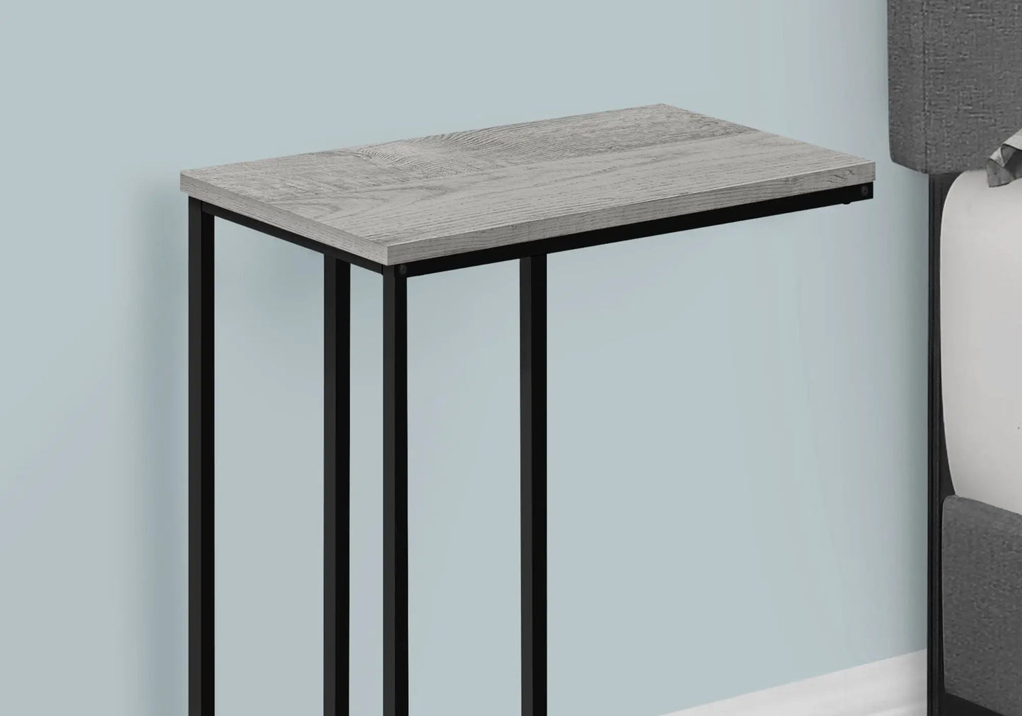Accent Table C Shaped End Table Space Saving