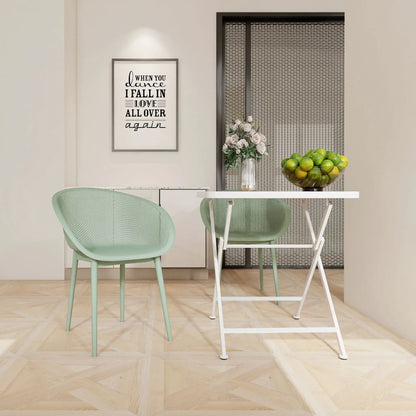 2 Pack Lounge Chair Set and Folding Square Table