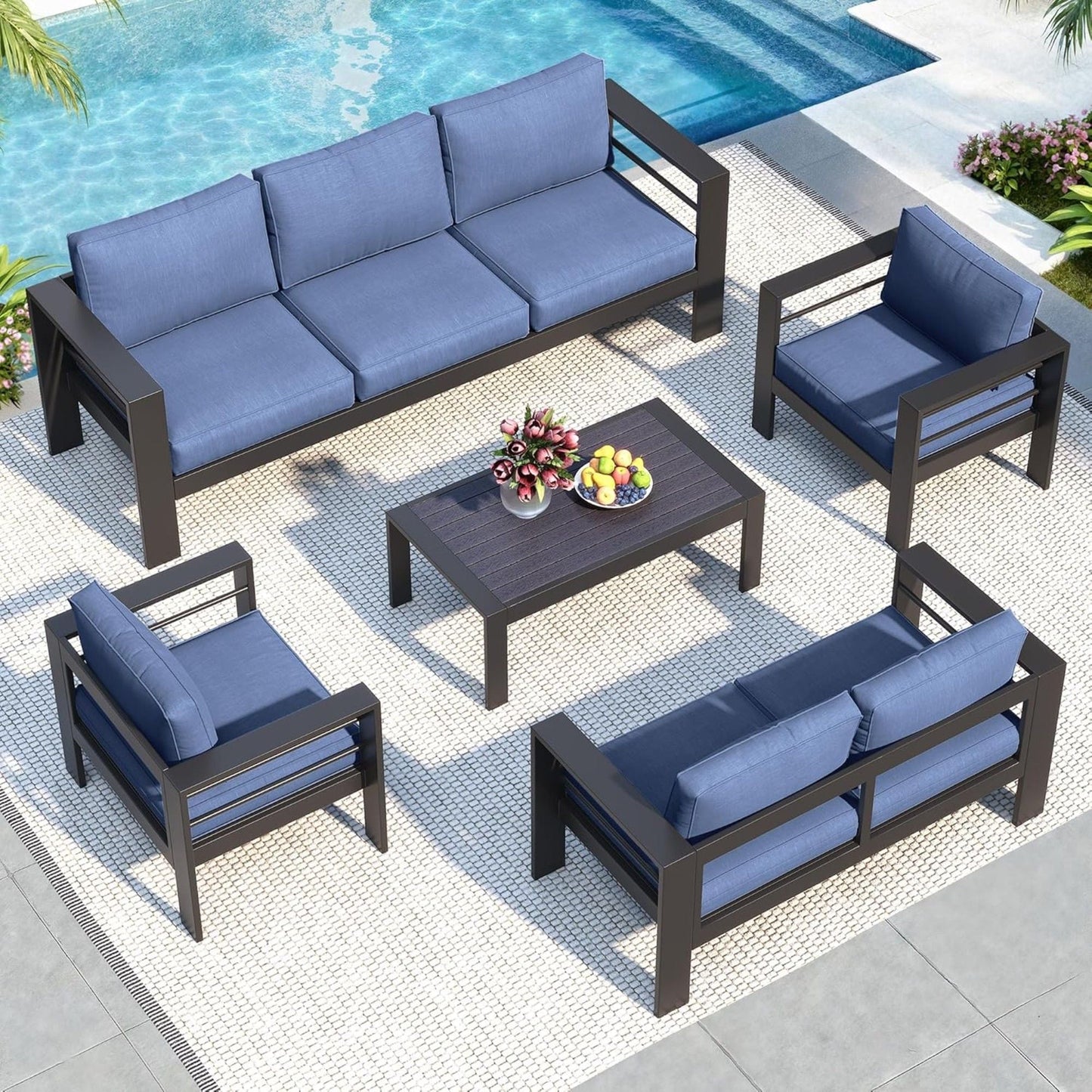 Heavy Duty Patio Set And The Thick Soft Cushions