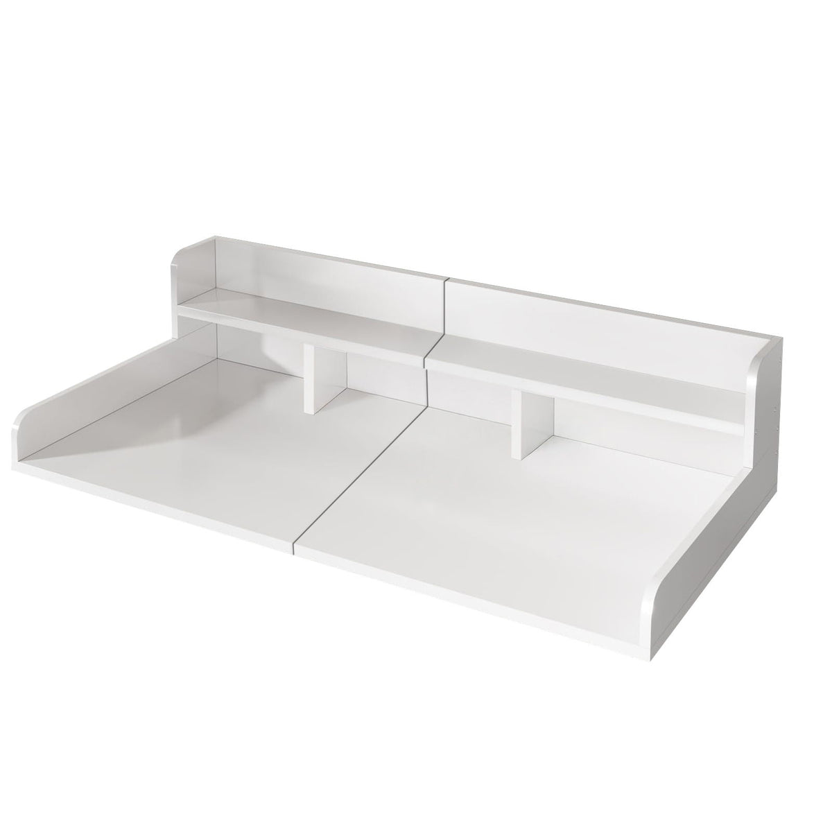 White washer-dryer countertop organizer with double-layer storage by HouseOfZazla on Tampa Home & Garden Store