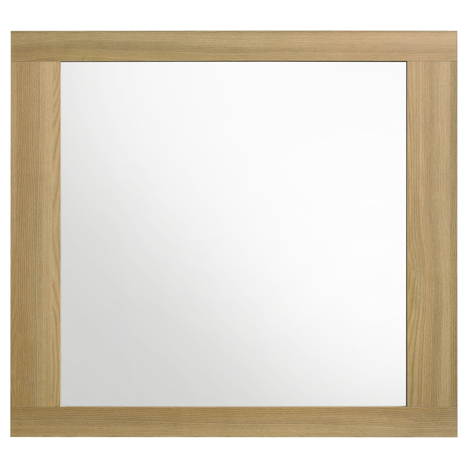 Lincoln Bedroom Mirror by HouseOfZazla with natural oak wooden frame on Tampa Home & Garden Store