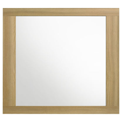 Lincoln Bedroom Mirror by HouseOfZazla with natural oak wooden frame on Tampa Home & Garden Store