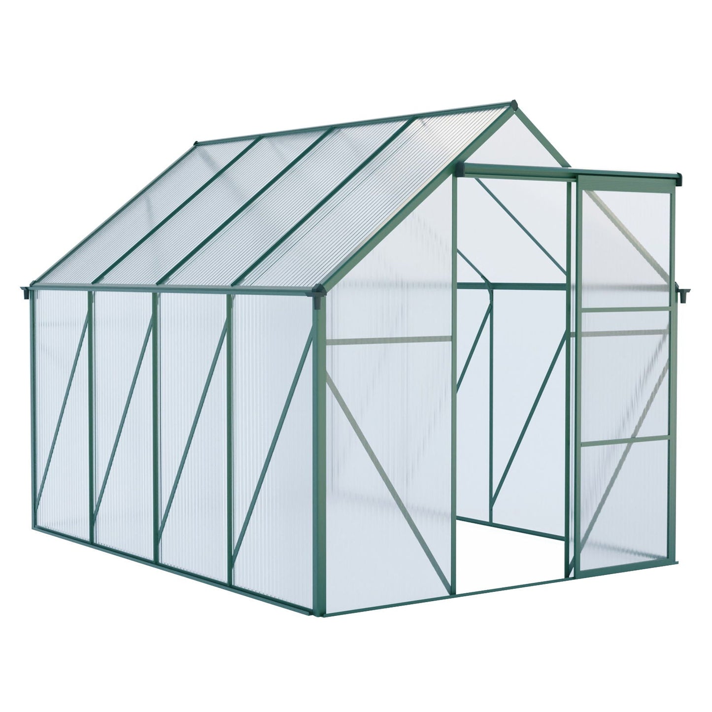 Outdoor Polycarbonate House and Raised Metal Base