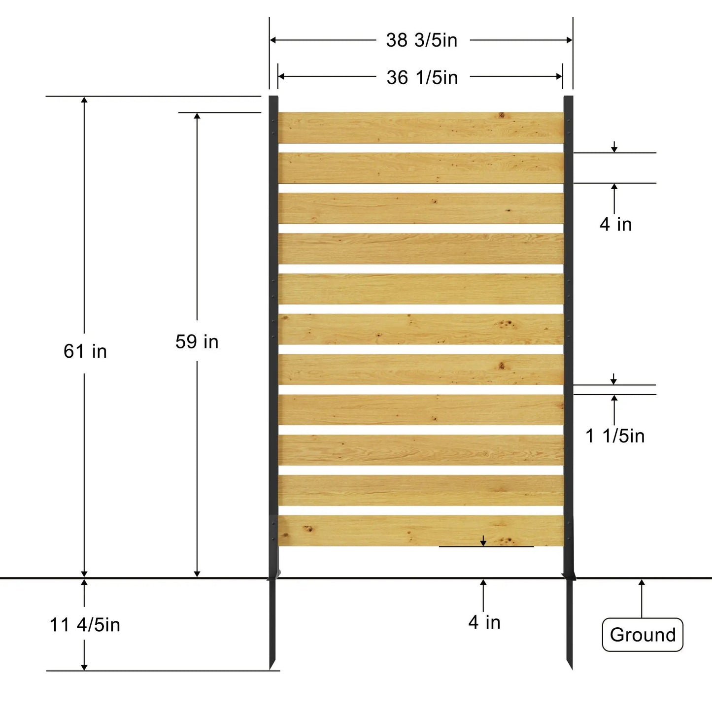 Outdoor Privacy Screen for Pool and Equipment