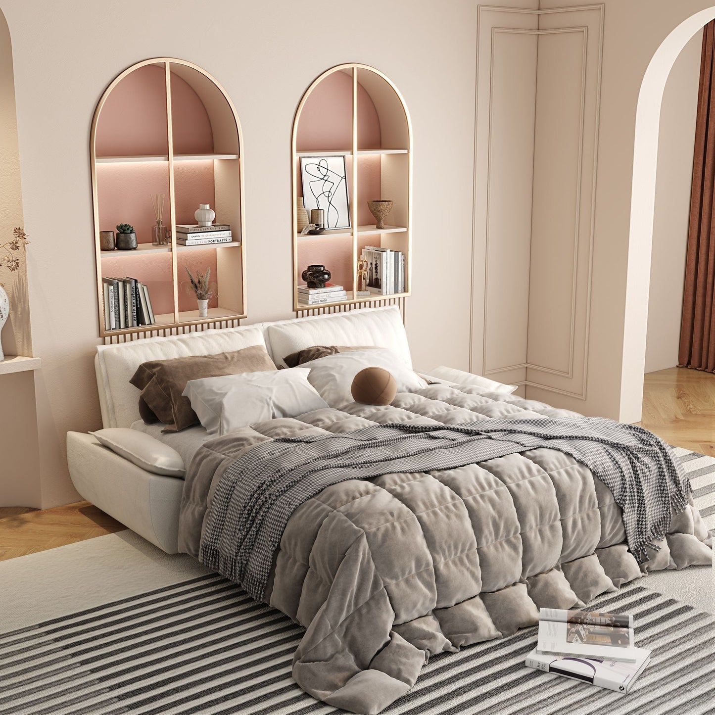 Queen Sleeper Bed and a 3 in 1 Convertible Sofa