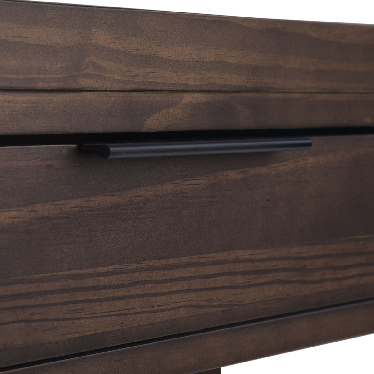 Handcrafted solid wood writing desk with multi-drawer storage in dark stain by HouseOfZazla on Tampa Home & Garden Store
