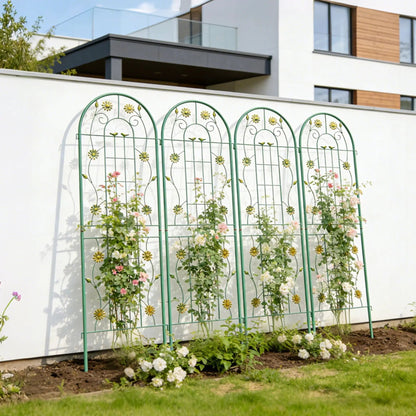 Metal Garden Trellis for Climbing Plants Outdoor