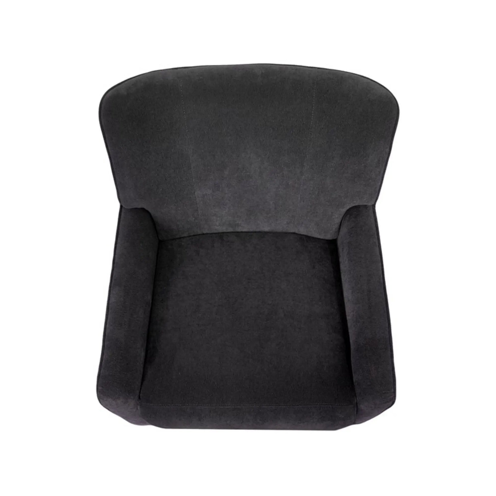 Stylish Recliner Chair gray fabric by Unique Piece Furniture with plush curved back on Tampa Home & Garden Store