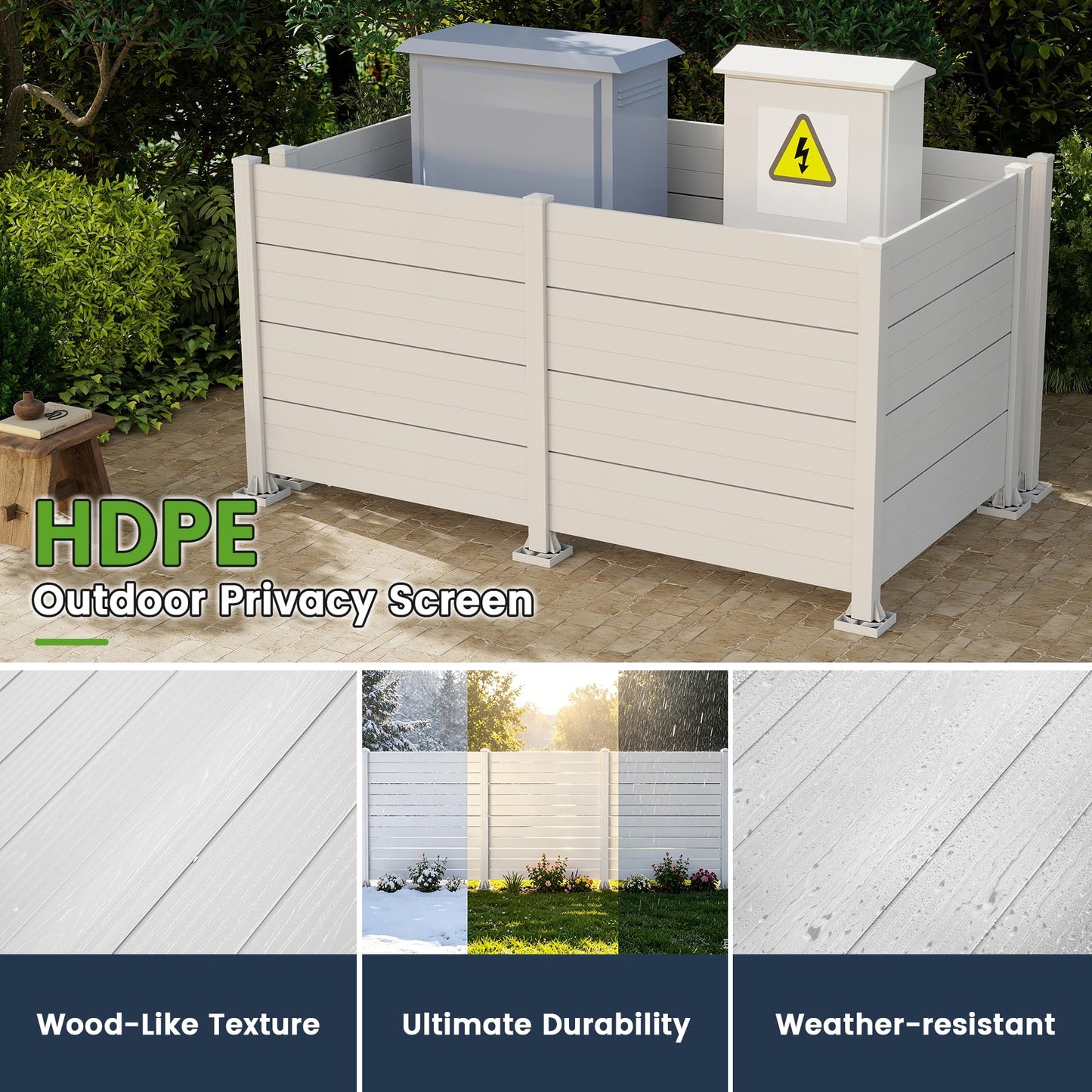 All Weather Vinyl Ac Fence Cover And Screen