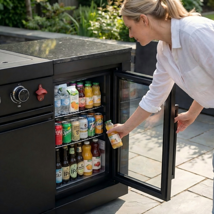 Outdoor Kitchen with 4 Burner Propane Gas Grill