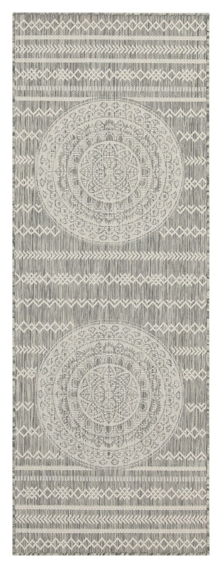 Sunshine Silver Polypropylene Indoor Rug