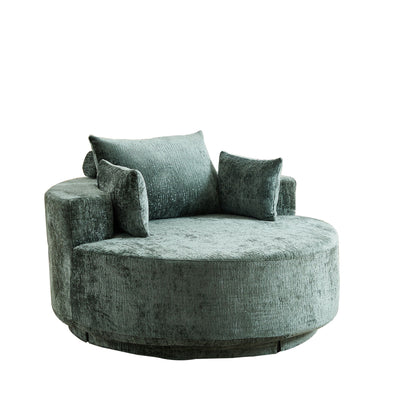 Modern Single Sofa and Swivel Sleeper Chair