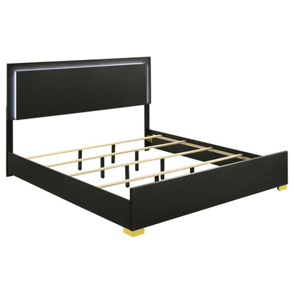 Jeremiah Modern Bedroom Set and Led Headboard
