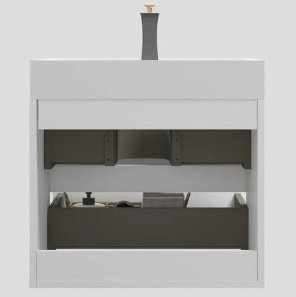 Alice Wall Mounted Floating Vanity With Sink