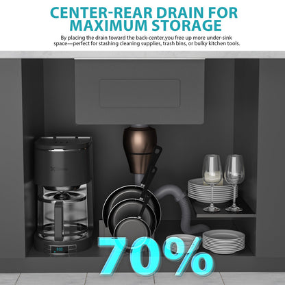 17 Inch Undermount Kitchen Sink and Single Bowl