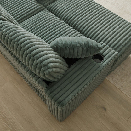 3 Seater Sofa With 2 Ottomans and Storage