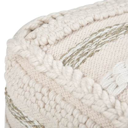 Sommer Handcrafted Square Pouf for Living Room