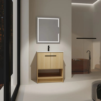 Modern Bathroom Vanity with Ceramic Sink