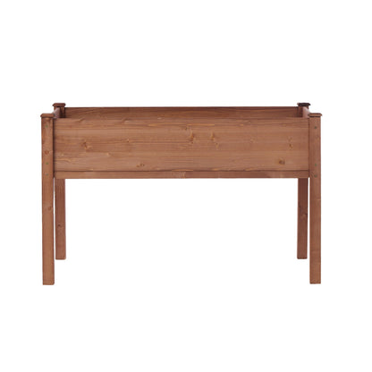Solid Wood Raised Garden Bed and Wide Frame