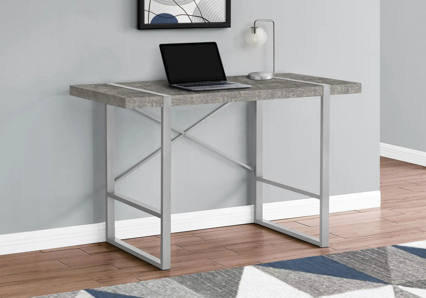 Industrial Computer Desk for Home Office Laptop