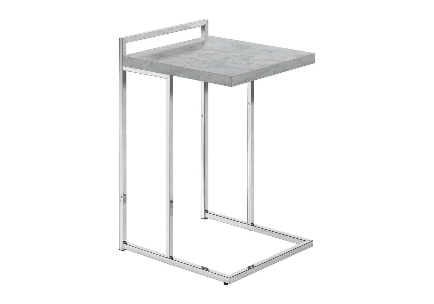 C Shaped Accent Table for Sofas and Beds Modern