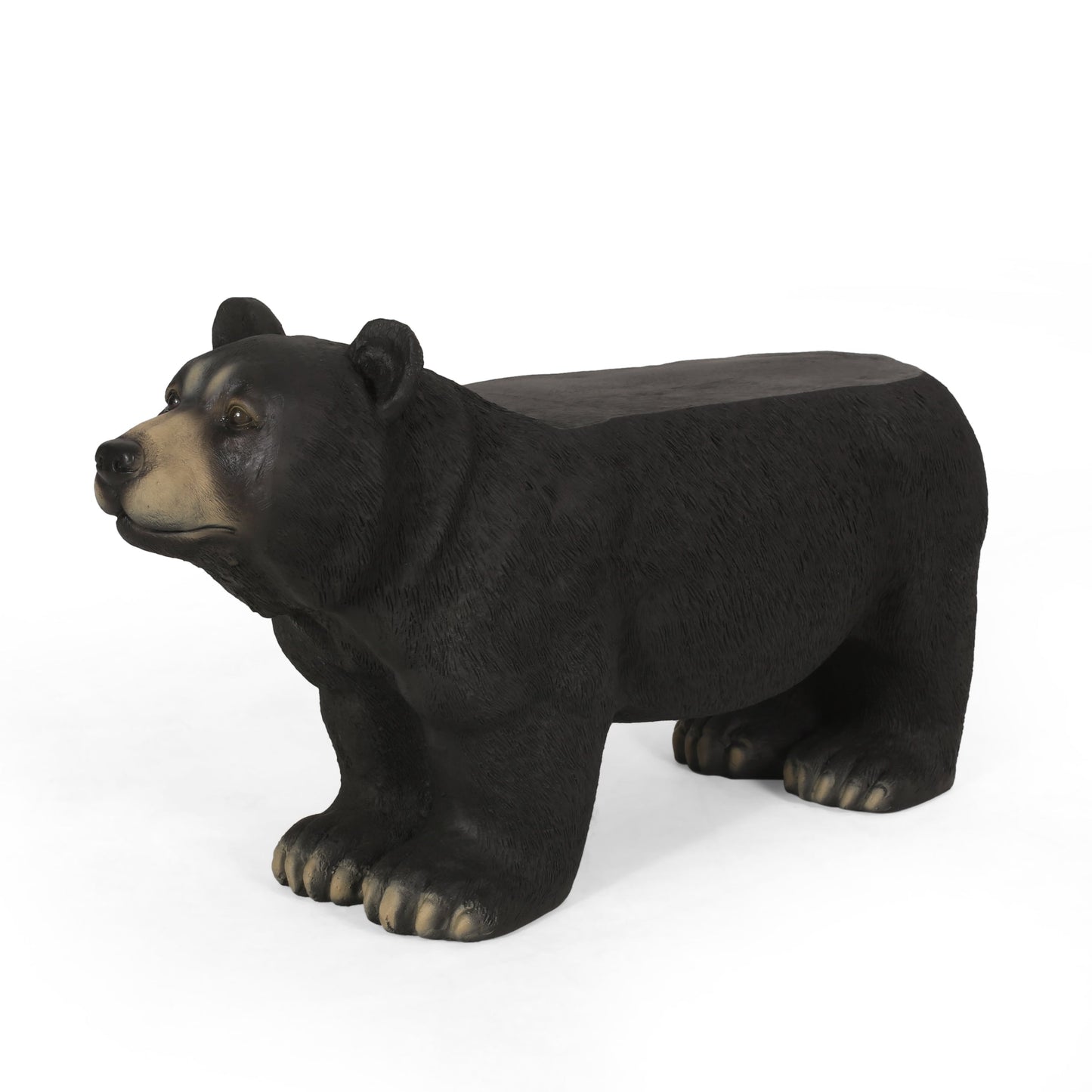MGO Bear Bench concrete outdoor bench by HouseOfZazla on Tampa Home & Garden Store