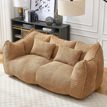 Comfortable Dual Beanbag Chair and Foam Core