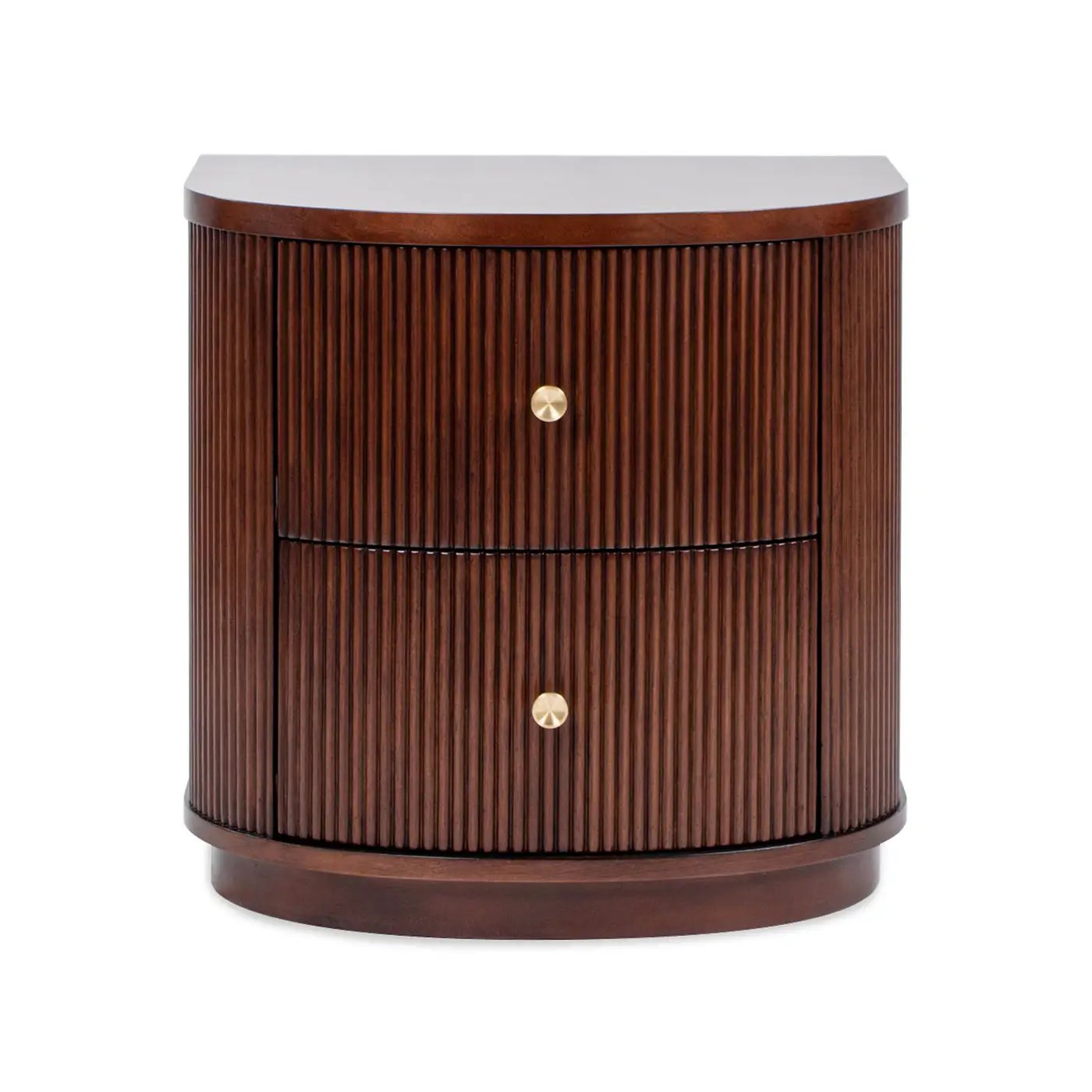 Valentine Two Drawer Beech Storage Side Table