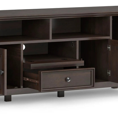 Amherst Wide TV Media Stand with Solid Wood