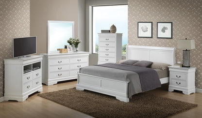 Premium Panel Sleigh Bed with Low Footboard