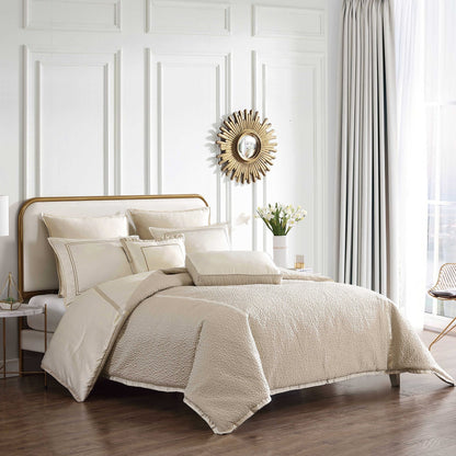 Rings and Reversible Matte Satin Comforter Set