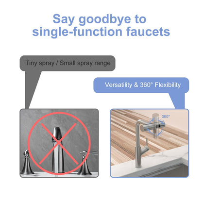 360 Degrees Pull Down Kitchen Faucet with 4 Spray