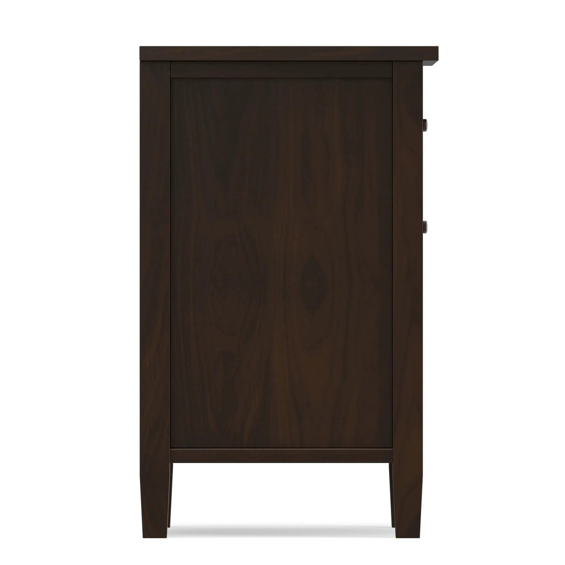 Warm Shaker bedside table in dark walnut with two drawers by Unique Piece Furniture on Tampa Home & Garden Store