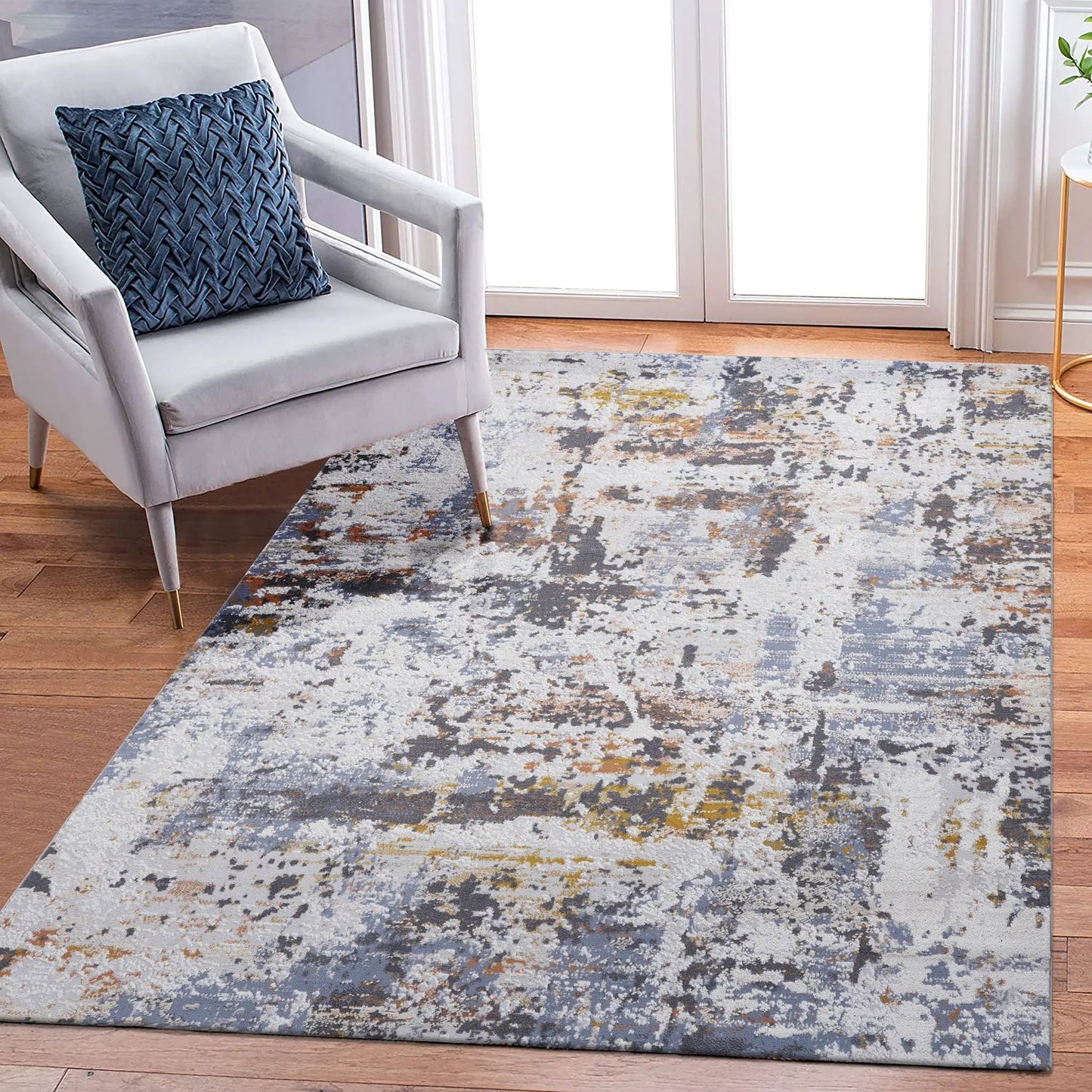 Payas Abstract Area Rug With Neutral Palette
