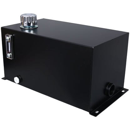 HouseOfZazla 10 gal black steel hydraulic fluid tank with chrome breather and sight gauge on Tampa Home & Garden Store