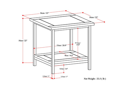Handcrafted Mango Wood and Metal Coffee Table HouseOfZazla, metal frame with mango wood top on Tampa Home & Garden Store
