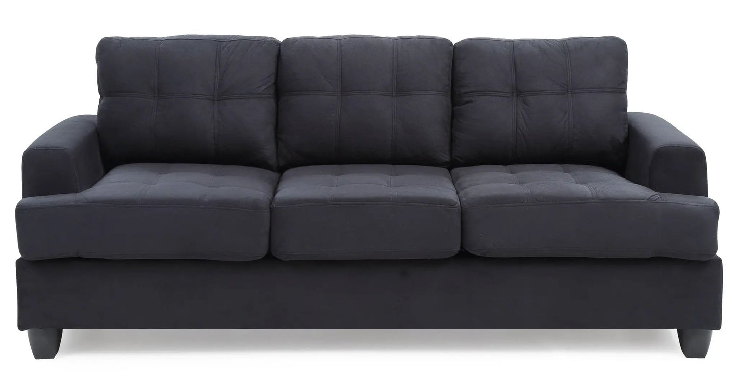 Sandridge Sofa, a three-seat stationary couch in dark fabric by Unique Piece Furniture on Tampa Home & Garden Store