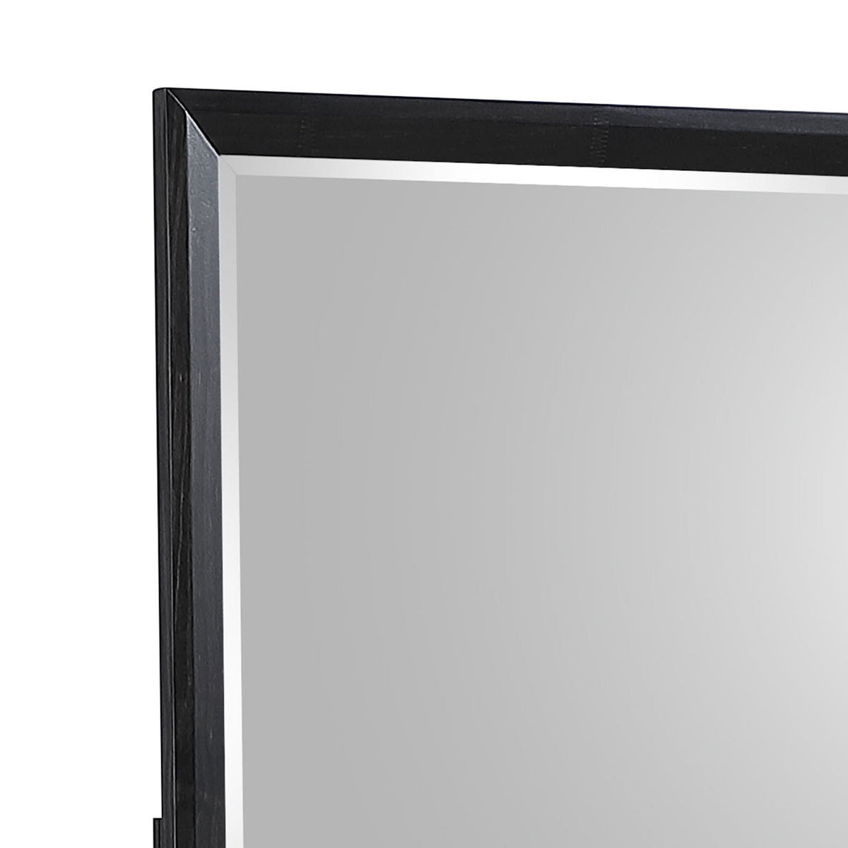 Bedroom Mirror with Beveled Glass - Walnut finish, wall mirror by HouseOfZazla on Tampa Home & Garden Store