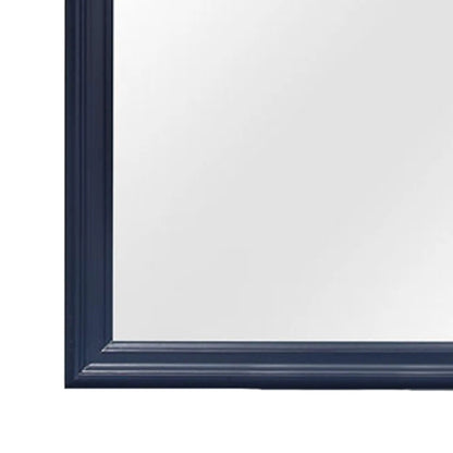 Charlston - Mirror with navy blue frame and beveled edge by Unique Piece Furniture on Tampa Home & Garden Store