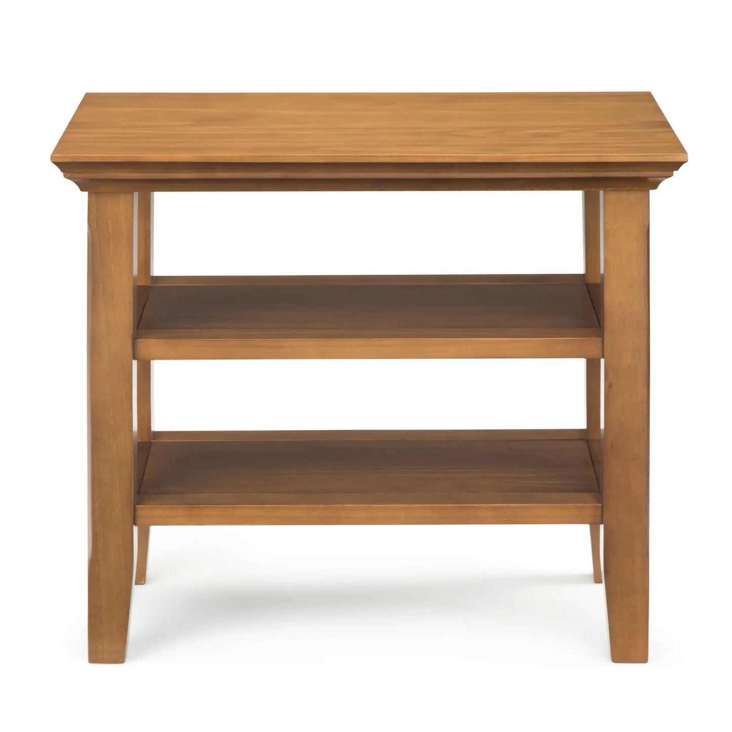 Acadian Narrow Side Table Handcrafted Solid Wood
